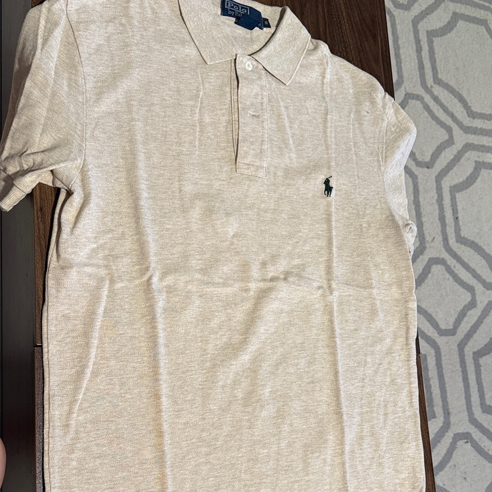 Polo by Ralph Lauren Men's Light Tan Polo Shirt